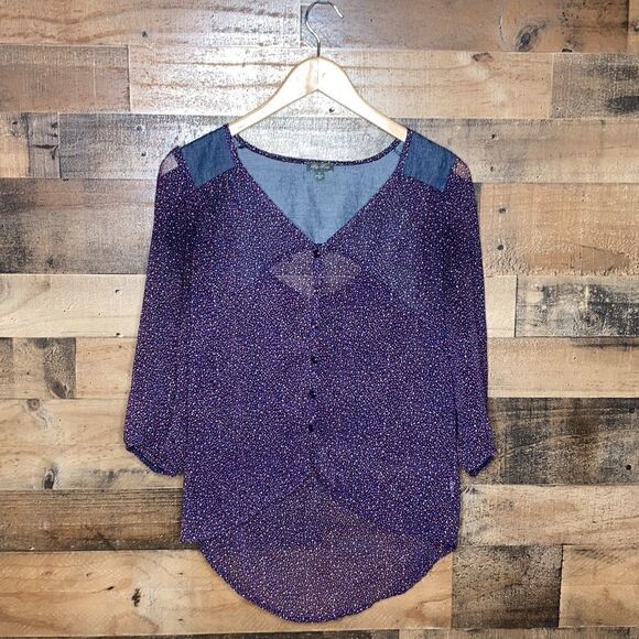 Lily Rose Woman’s Blouse Size S - Picture 3 of 6